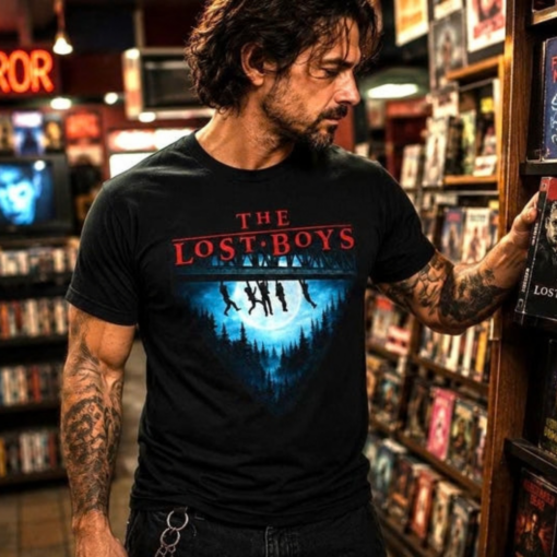The Lost Boys Shirt, 1980s Horror Movie Tee | Vintage Vampire Graphic T-Shirt, Classic Cult Cinema Apparel
