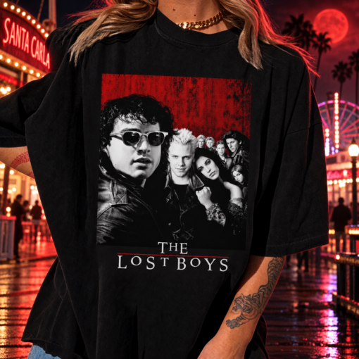 Retro The Lost Boys T-Shirt , Vampire Retro 80s Horror Movie Tee