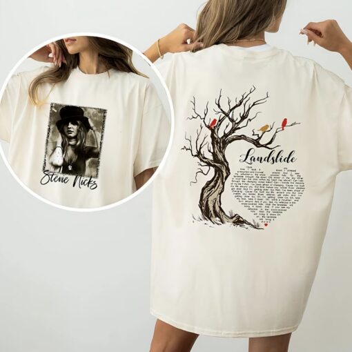 Retro Stevie Nicks Landslide Shirt, Vintage Style