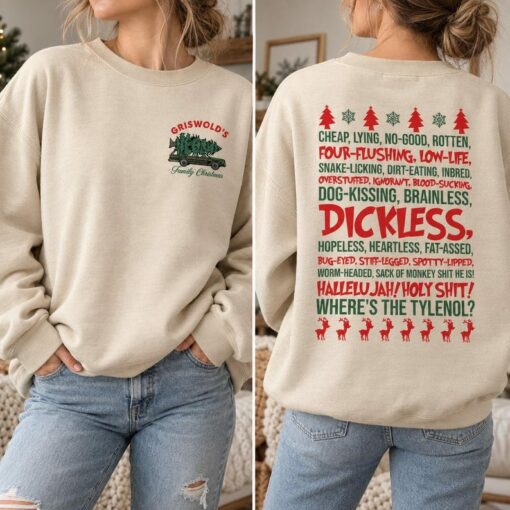 Vintage Griswold Christmas Sweatshirt, Christmas Vacation Crewneck, National Lampoon Xmas Gift