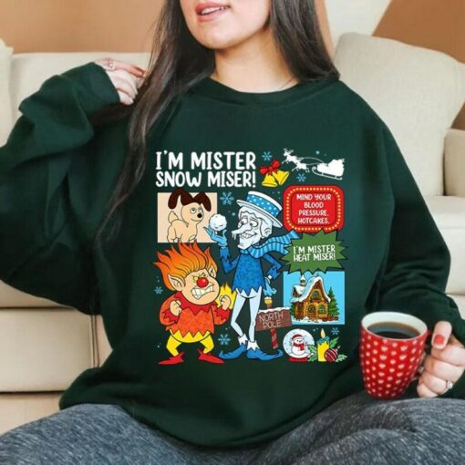 Heating And Cooling Mister Brothers Sweatshirt, Snow Miser & Heat Miser Sweatshirt