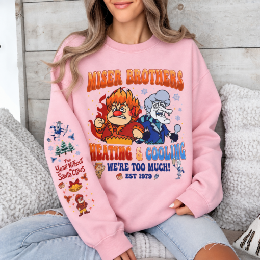 Miser Brothers Christmas Sweatshirt, Heat Miser Snow Miser Shirt, Retro Christmas Crewneck, The Year Without Santa Claus Sweatshirt, Holiday Gift