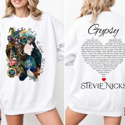 Back To The Gypsy Lyric Stevie Nicks Vintage Shirt