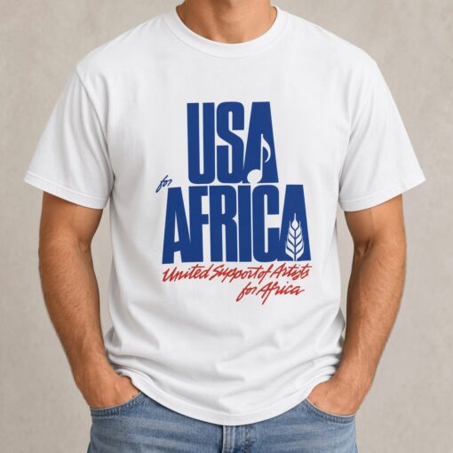 Vintage We Are The World T-Shirt - USA for Africa