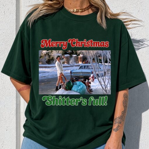 [FREESHIP US] Shitters Full T Shirt Funny Christmas Shirt