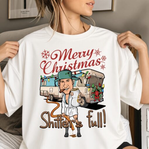 [FREESHIP US] Shitters Full T Shirt Funny Christmas Shirt