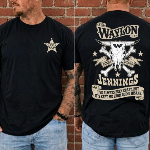 Waylon Jennings Outlaw Country Shirt