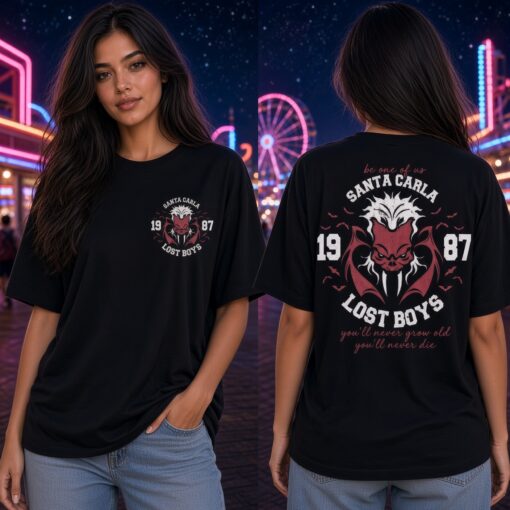 The Lost Boys Shirt, 1980s Horror Movie Tee | Vintage Vampire Graphic T-Shirt, Classic Cult Cinema Apparel, Retro Goth Unisex Top 1987