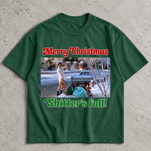 Funny Meme Merry Christmas Shitter Full Shirt